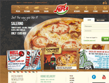 Tablet Screenshot of pizzaforte.com